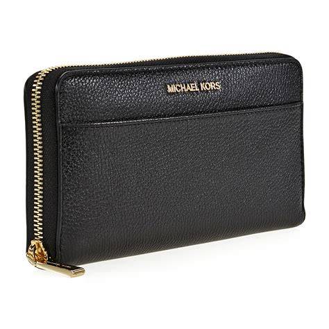 black leather michael kors wallet|Michael Kors patent leather wallet.